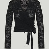 Etro Lace wrap cardigan