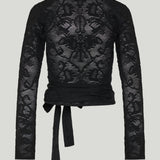 Etro Lace wrap cardigan