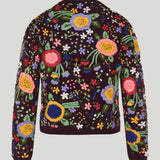 Etro Floral-embroidered wool cardigan