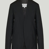 Maison Margiela Collarless wool blazer