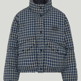 Miu Miu Check-pattern quilted jacket