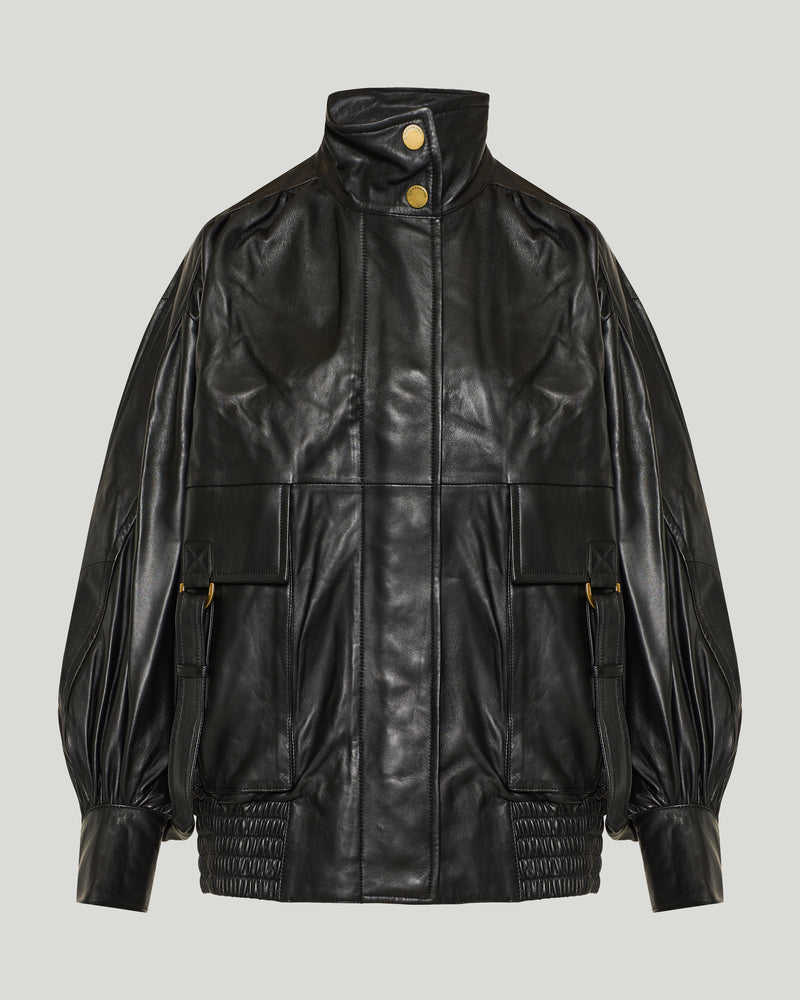 Balmain Lambskin bomber jacket