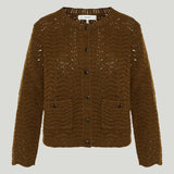 Frame Chevron-knit cardigan
