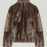 Nour Hammour Cortina shearling bomber jacket