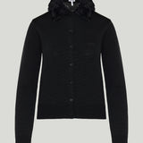 Loewe Brushed collar wool cardigan