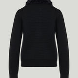Loewe Brushed collar wool cardigan