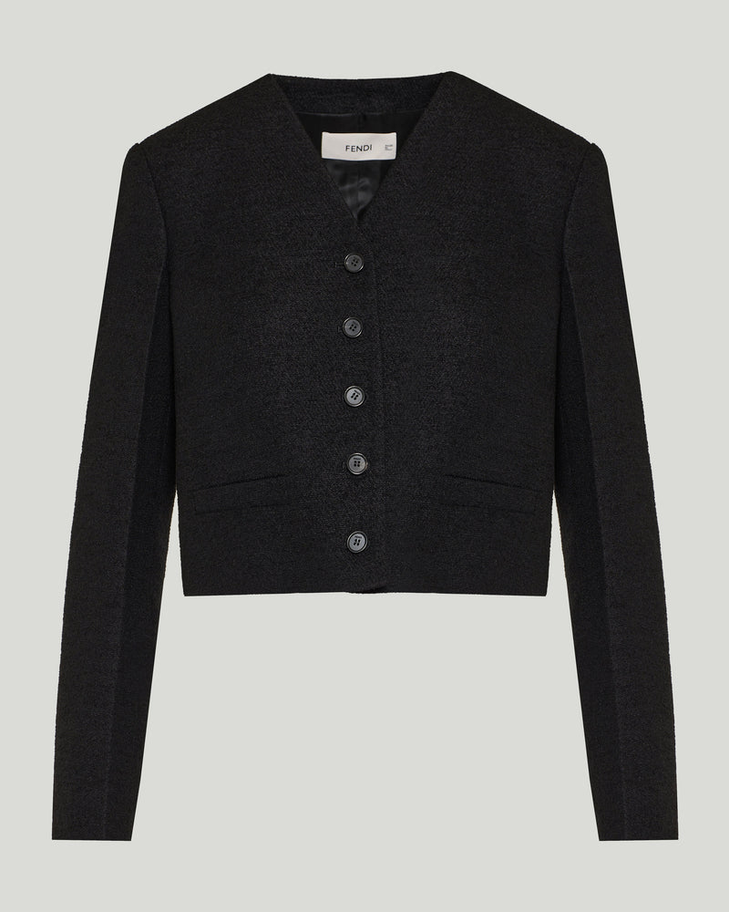 Fendi Wool-blend bouclé jacket