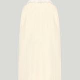 Fendi Fox-trimmed double-sided wool cape