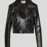 Fendi Smooth nappa leather biker jacket