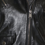 Fendi Smooth nappa leather biker jacket