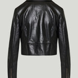 Fendi Smooth nappa leather biker jacket