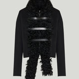 Fendi Shearling-collar wool blouson