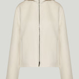 Fendi Hooded wool-silk jacket