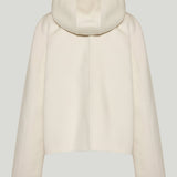 Fendi Hooded wool-silk jacket