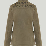 Fendi Cotton drill equestrian jacket