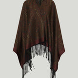 Etro Paisley-print hooded poncho