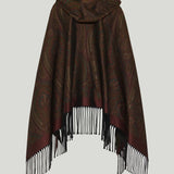Etro Paisley-print hooded poncho