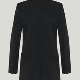 Saint Laurent Double-breasted grain de poudre jacket