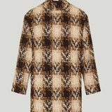 Saint Laurent Checked wool-blend tweed jacket