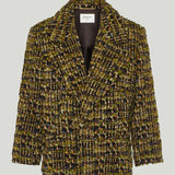 Saint Laurent Wool-blend bouclé blazer