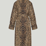 Saint Laurent leopard-print nylon trench coat