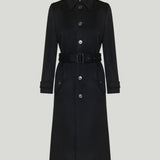 Saint Laurent Belted single-breasted coat