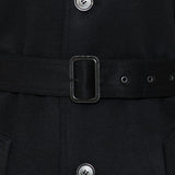 Saint Laurent Belted single-breasted coat