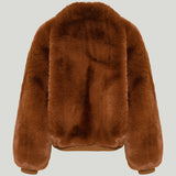 The Frankie Shop Senna faux-fur jacket