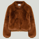 The Frankie Shop Senna faux-fur jacket
