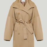 The Frankie Shop Tess belted trench coat