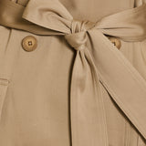 The Frankie Shop Tess belted trench coat