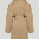 The Frankie Shop Tess belted trench coat