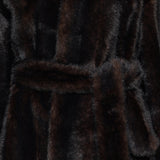 The Frankie Shop Faux-fur wrap coat