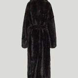 The Frankie Shop Faux-fur wrap coat