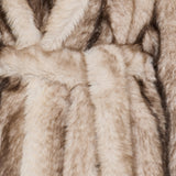 The Frankie Shop Faux-fur wrap coat