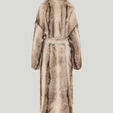 The Frankie Shop Faux-fur wrap coat