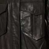 The Frankie Shop Napa leather jacket