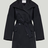 The Frankie Shop Tess midi short trench