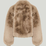 The Frankie Shop Senna faux-fur jacket