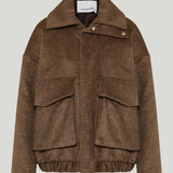 The Frankie Shop Elle aviator jacket