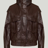 The Frankie Shop Napa leather jacket