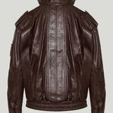 The Frankie Shop Napa leather jacket