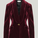 Versace viscose velvet blazer