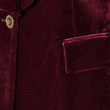 Versace viscose velvet blazer