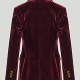 Versace viscose velvet blazer