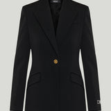 Versace Single-breasted tailored blazer