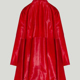 Alaïa Pony calfskin A-line coat