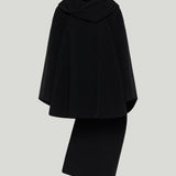 ALAÏA Double Face cashmere scarf coat