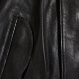 Rabanne leather cape jacket