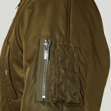 Balmain Panelled cropped satin jacket